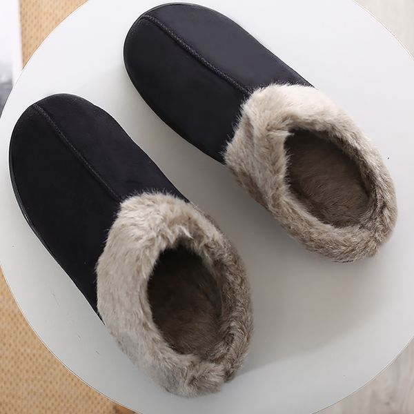 winter slippers men suede short plush sewing house shoes for male non slip warm soft velvet home shoes fur men slippers fashion t200411, Black
winter slippers men suede short plush sewing house shoes for male non slip warm soft velvet home shoes fur men slippers fashion t200411, Black