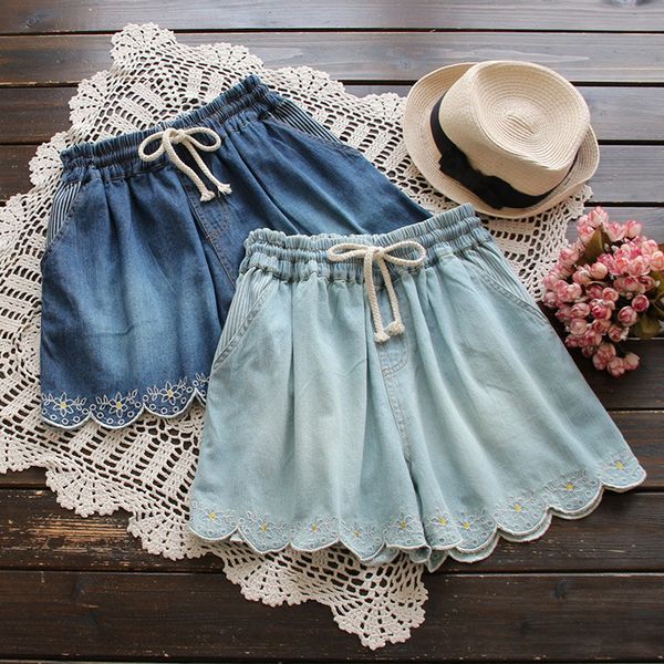 forest embroidery floral cotton denim shorts women summer 2019 new arrivals 2colors, Blue
forest embroidery floral cotton denim shorts women summer 2019 new arrivals 2colors, Blue