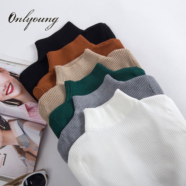 onlyoung 2018 autumn winter women sweater knitted pullover casual christmas jumper slim warm white turtleneck sweater pull femme, White;black
onlyoung 2018 autumn winter women sweater knitted pullover casual christmas jumper slim warm white turtleneck sweater pull femme, White;black