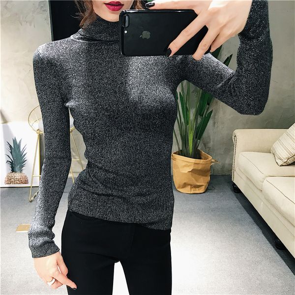 turtleneck sweaters woman new glitter pullover women pullover sweater high knitted s slim jumper autumn winter basic female sweater, White;black
turtleneck sweaters woman new glitter pullover women pullover sweater high knitted s slim jumper autumn winter basic female sweater, White;black