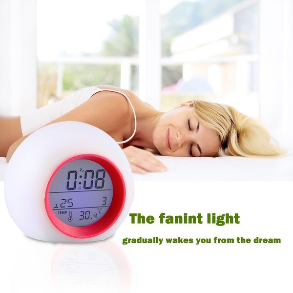 kids children music alarm clock smart study timer led nightlight circular touch sensor bedside clock desk home accessories
kids children music alarm clock smart study timer led nightlight circular touch sensor bedside clock desk home accessories