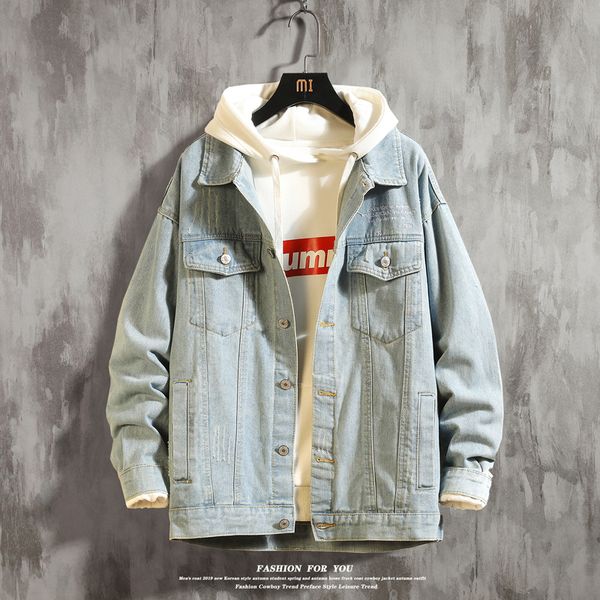 denim jacket fashion new trendy cowboy stitching fleece winter jackets coat for men coats outwear streetwear, Black;brown
denim jacket fashion new trendy cowboy stitching fleece winter jackets coat for men coats outwear streetwear, Black;brown
