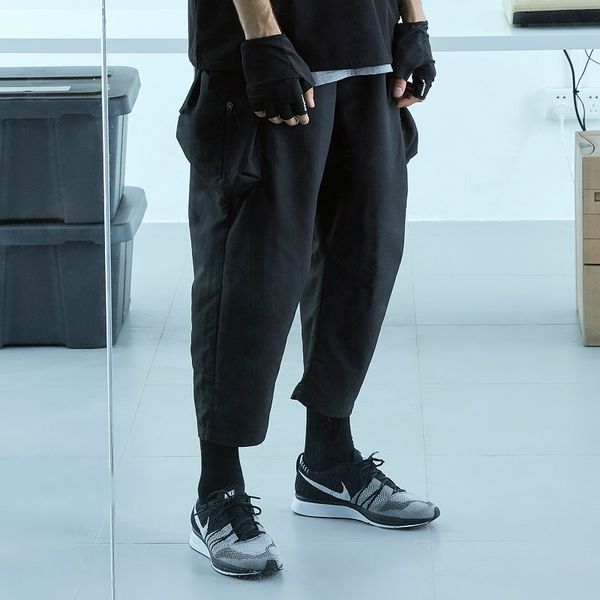 27-44 new 2018 men's clothing gd hair stylist fashion catwalk street 3d stereo cut multi bag harem pants plus size costumes, Black
27-44 new 2018 men's clothing gd hair stylist fashion catwalk street 3d stereo cut multi bag harem pants plus size costumes, Black