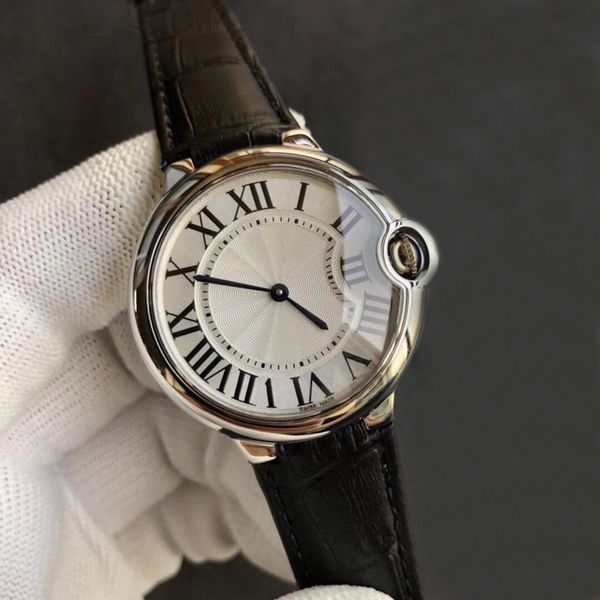 mens new quartz fashion 2021 gift genuine womens casual wristwatches strap leather movement watches classic watch reloj mon qefs, Slivery;brown 
mens new quartz fashion 2021 gift genuine womens casual wristwatches strap leather movement watches classic watch reloj mon qefs, Slivery;brown