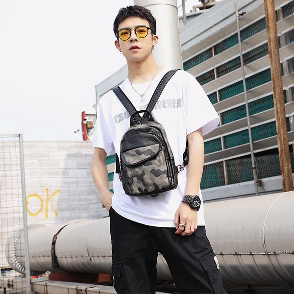 new korean style men's bag, korean, korean, fashionable, camouflage, small backpack
new korean style men's bag, korean, korean, fashionable, camouflage, small backpack
