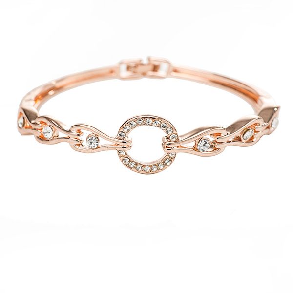 europe fashion jewelry rhinstone circle bangle bracelet women's bracelets rose gold color s714, Black
europe fashion jewelry rhinstone circle bangle bracelet women's bracelets rose gold color s714, Black