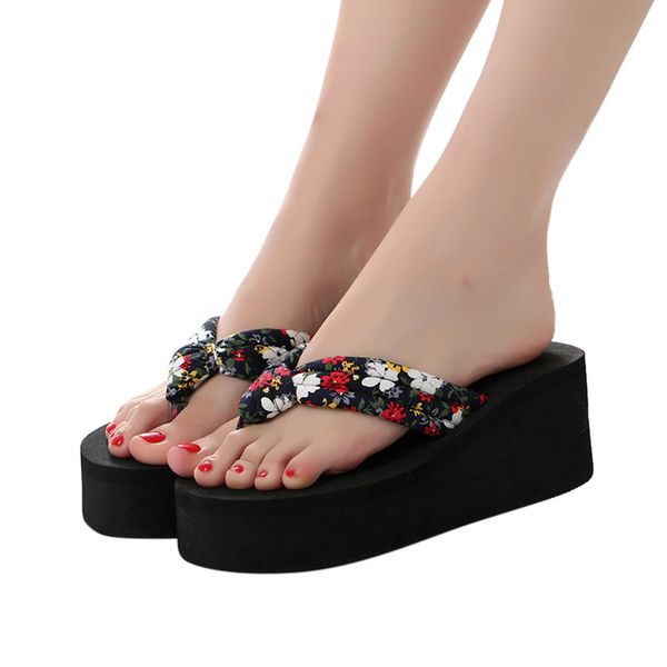 sleeper #401 2019 new women fashion flower anti skidding thick bottom slipsole beach shoes home with platforms ing, Black
sleeper #401 2019 new women fashion flower anti skidding thick bottom slipsole beach shoes home with platforms ing, Black