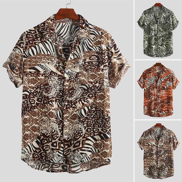 2020 printed hawaiian shirt men summer breathable loose beach short sleeve button streetwear casual camisas shirts hombre, White;black
2020 printed hawaiian shirt men summer breathable loose beach short sleeve button streetwear casual camisas shirts hombre, White;black