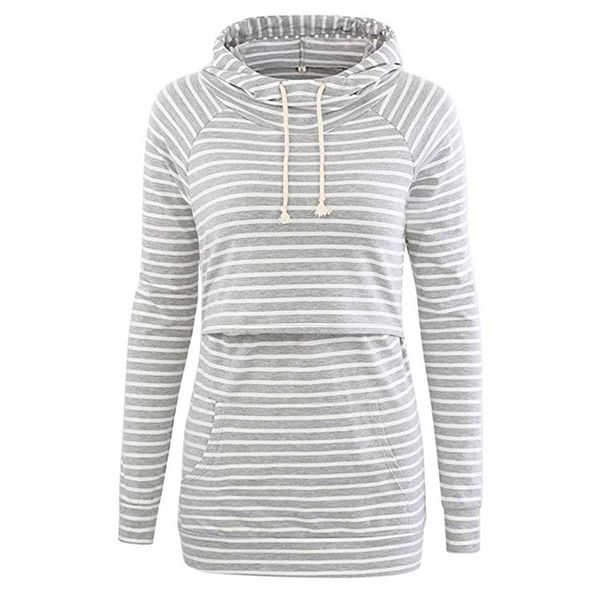 autumn winter maternity clothings women's nursing long sleeves stripe sweatshirt casual breastfeeding hoodie sweatshirts @40, White
autumn winter maternity clothings women's nursing long sleeves stripe sweatshirt casual breastfeeding hoodie sweatshirts @40, White