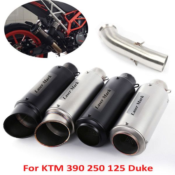 rc390 motorcycle exhasut mid connect pipe exhaust tips muffler with db killer for duke 125 250 390 rc390 2017-2019 slip on
rc390 motorcycle exhasut mid connect pipe exhaust tips muffler with db killer for duke 125 250 390 rc390 2017-2019 slip on