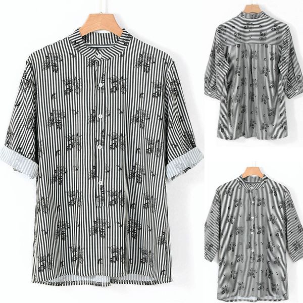 men's casual shirts arrivals slim fit male luxury stylish shirt men summer fashion striped short-sleeve blouse -3xl, White;black
men's casual shirts arrivals slim fit male luxury stylish shirt men summer fashion striped short-sleeve blouse -3xl, White;black