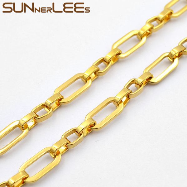 sunnerlees 316l stainless steel necklace 6.5mm geometric link chain gold high polished men women fashion jewelry gift sc182 n, Silver
sunnerlees 316l stainless steel necklace 6.5mm geometric link chain gold high polished men women fashion jewelry gift sc182 n, Silver