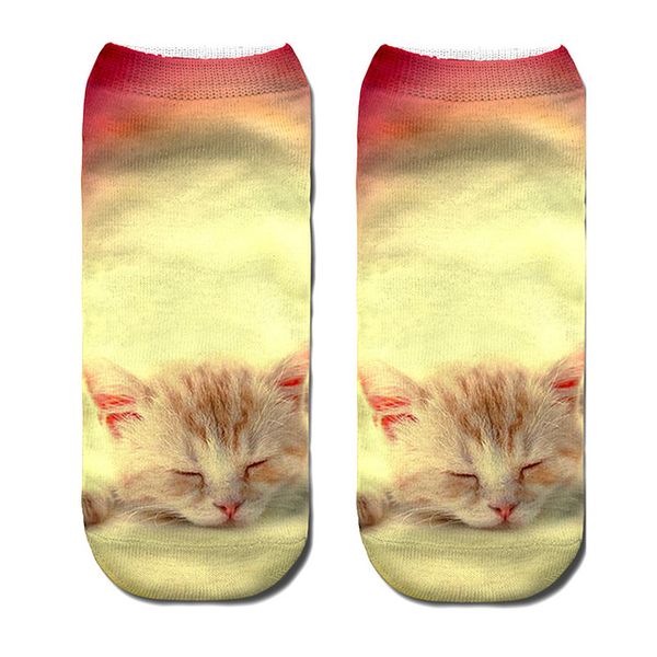 3d animal cat printed autumn women underwear fashion short socks funny cute casual socks for women, Black;white
3d animal cat printed autumn women underwear fashion short socks funny cute casual socks for women, Black;white