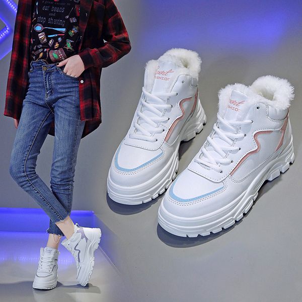 winter women shoes flat platform shoes woman casual fashion sneakers plush warm ladies lace-up non-slip zapatos de mujer, Black
winter women shoes flat platform shoes woman casual fashion sneakers plush warm ladies lace-up non-slip zapatos de mujer, Black
