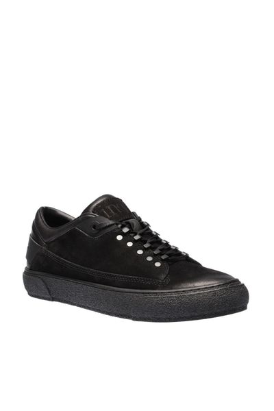 pearl genuine leather black men 's shoes 120130000261