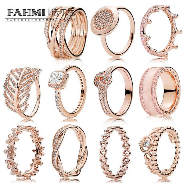 fahmi 100% 925 sterling silver 1:1 charm rose gold magic crown daisy ring feather leaves heart shaped geometric round sign ring charming, Slivery;golden
fahmi 100% 925 sterling silver 1:1 charm rose gold magic crown daisy ring feather leaves heart shaped geometric round sign ring charming, Slivery;golden