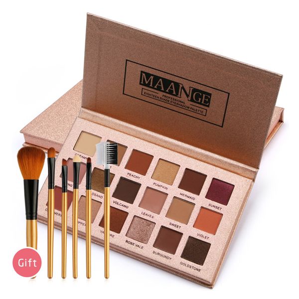 maange 18 colors makeup concealer palette professional eye shadow + 6pcs makeup brush shining palette waterproof smoky eyeshadow
maange 18 colors makeup concealer palette professional eye shadow + 6pcs makeup brush shining palette waterproof smoky eyeshadow