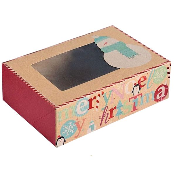 wsfs 12pack christmas snowman gifts boxes with window, candy boxes, cookie gift boxes,brown kraft boxes with christmas patte
wsfs 12pack christmas snowman gifts boxes with window, candy boxes, cookie gift boxes,brown kraft boxes with christmas patte