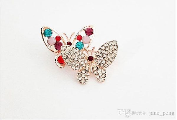 wholesale colours rhinestone butterfly brooches pin crystal animal clothing accessoriess gift for women fashion scarf pin, Gray
wholesale colours rhinestone butterfly brooches pin crystal animal clothing accessoriess gift for women fashion scarf pin, Gray