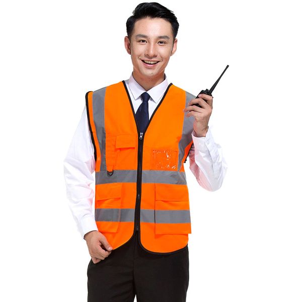 executive vest high visibility waist coat two tone reflective safety large pockets ty53, Black;white
executive vest high visibility waist coat two tone reflective safety large pockets ty53, Black;white