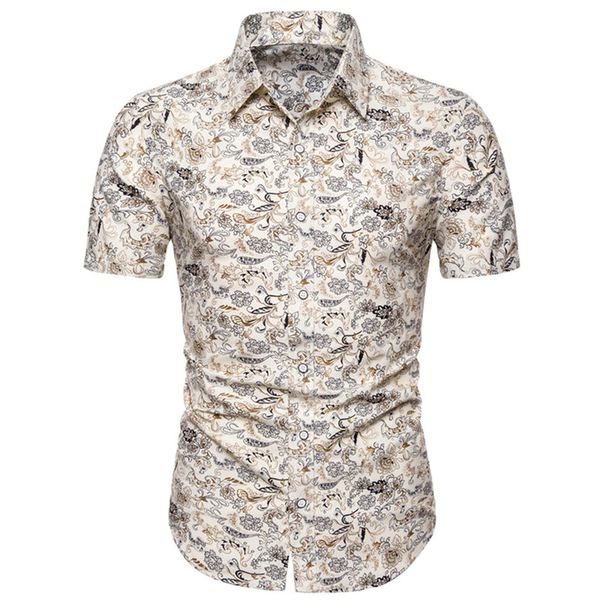 men's casual shirts fashsiualy male shirt summer 2021 men slim loose hawaii short sleeve printed turn-down collar camisas para hombre, White;black
men's casual shirts fashsiualy male shirt summer 2021 men slim loose hawaii short sleeve printed turn-down collar camisas para hombre, White;black