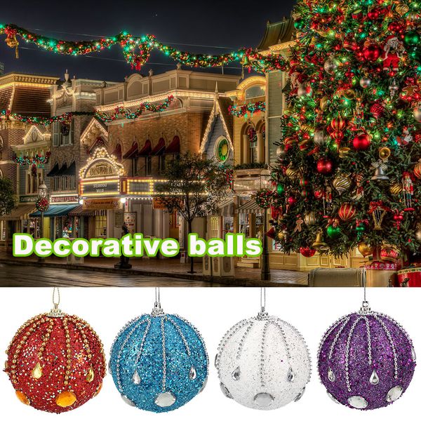christmas tree foam glitter ball baubles xmas ornaments multicolor creative decor ball
christmas tree foam glitter ball baubles xmas ornaments multicolor creative decor ball