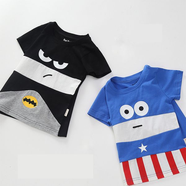 new boys girls cotton t shirts children tees short sleeve cartoon shirts kids clothes, Blue
new boys girls cotton t shirts children tees short sleeve cartoon shirts kids clothes, Blue