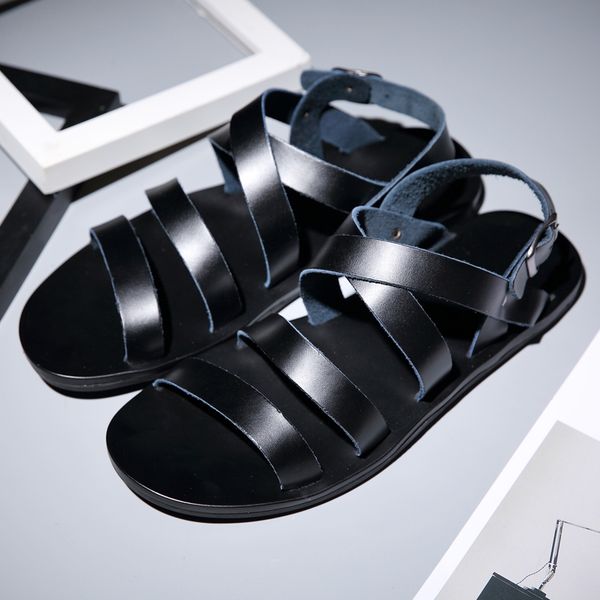 2020 new luxury men sandals genuine leather roman sandals men black brown beach shoes mens summer fashion gladiator man
2020 new luxury men sandals genuine leather roman sandals men black brown beach shoes mens summer fashion gladiator man