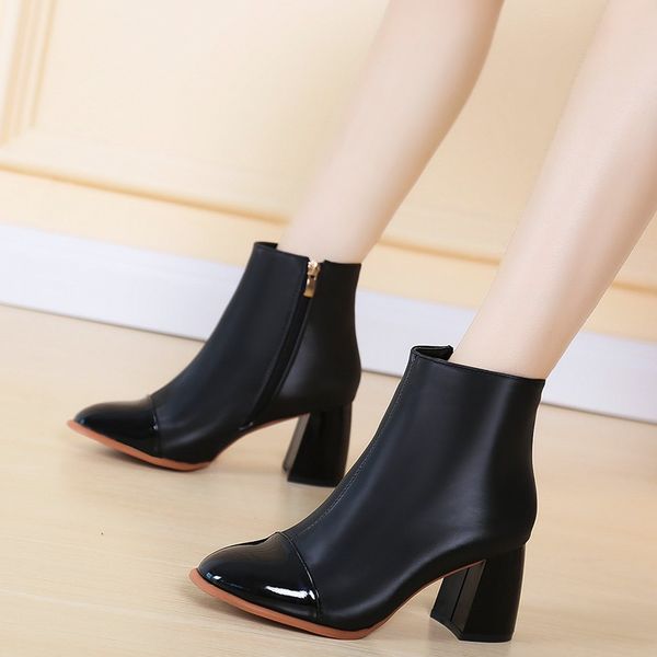 winter boots lady shoes booties ladies luxury designer low heels booties boots-women lace up round toe 2020 med fashion mid, Black
winter boots lady shoes booties ladies luxury designer low heels booties boots-women lace up round toe 2020 med fashion mid, Black