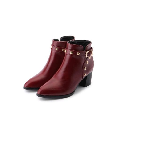 women's ankle boots european and american style rivet decoration solid color pu short women's boots trend women's booties who, Black
women's ankle boots european and american style rivet decoration solid color pu short women's boots trend women's booties who, Black