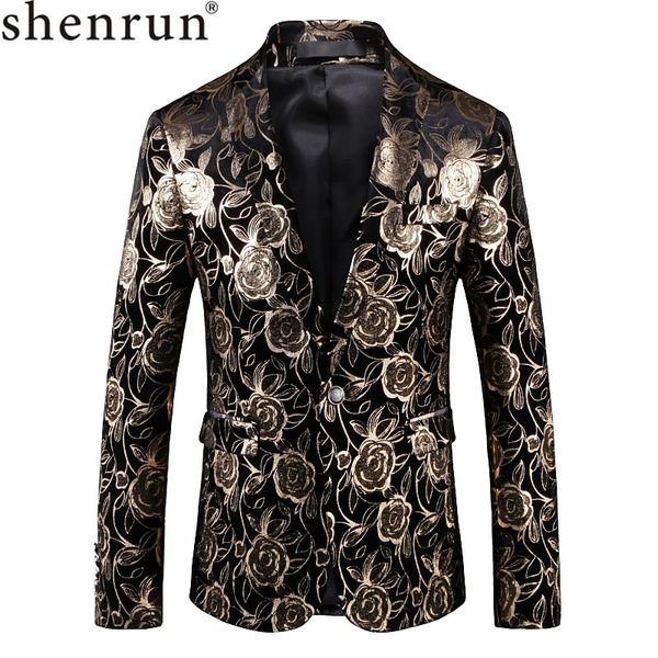 shenrun men blazers slim fit fashion casual jacket gold print stage costume singer host musician dancer party banquet nightclub, White;black
shenrun men blazers slim fit fashion casual jacket gold print stage costume singer host musician dancer party banquet nightclub, White;black