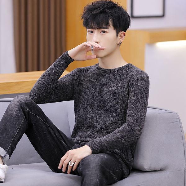 2019 new autumn winter fashion brand casual sweater men o-neck solid slim fit knitting men's sweaters pullovers male sh190930, White;black
2019 new autumn winter fashion brand casual sweater men o-neck solid slim fit knitting men's sweaters pullovers male sh190930, White;black