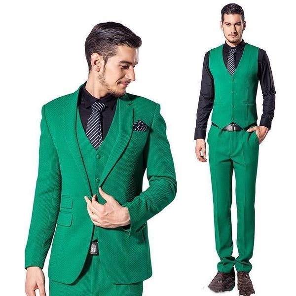 green wedding tuxedos slim fit suits for men groomsmen suit three pieces prom formal suits (jacket+pants+vest+tie) 074, Black;gray
green wedding tuxedos slim fit suits for men groomsmen suit three pieces prom formal suits (jacket+pants+vest+tie) 074, Black;gray