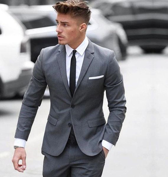 custom made 2019 two buttom mens suits classic gray cotton blended formal business men's wedding suits slim fit groomsmen tuxedo, White;black
custom made 2019 two buttom mens suits classic gray cotton blended formal business men's wedding suits slim fit groomsmen tuxedo, White;black