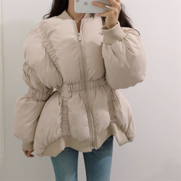 hzirip new arrival warm brief winter elastic-waist stand women thick women loose batwing sleeves casual outwear baseball jackets, Black
hzirip new arrival warm brief winter elastic-waist stand women thick women loose batwing sleeves casual outwear baseball jackets, Black