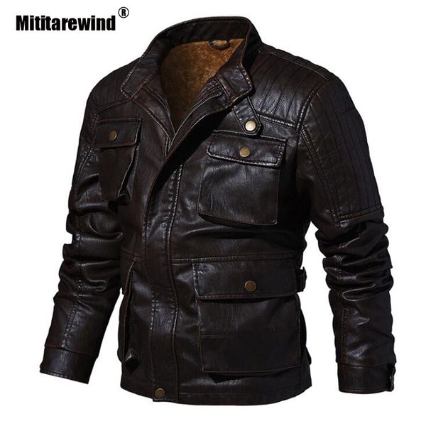 winter leather jacket men pu motorcycle biker faux leather jacket thick warm fleece jackets coats male jaqueta couro size l-5xl, Black
winter leather jacket men pu motorcycle biker faux leather jacket thick warm fleece jackets coats male jaqueta couro size l-5xl, Black