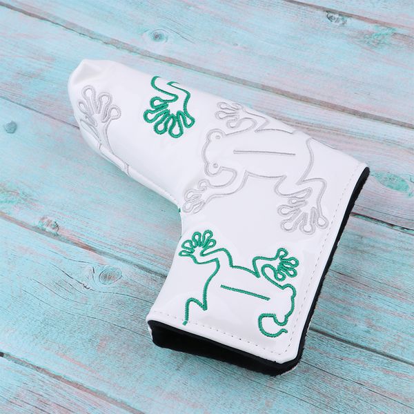 golf putter cover with embroidery frog pattern blade center putter pu drivers head protector golf for golf lovers
golf putter cover with embroidery frog pattern blade center putter pu drivers head protector golf for golf lovers