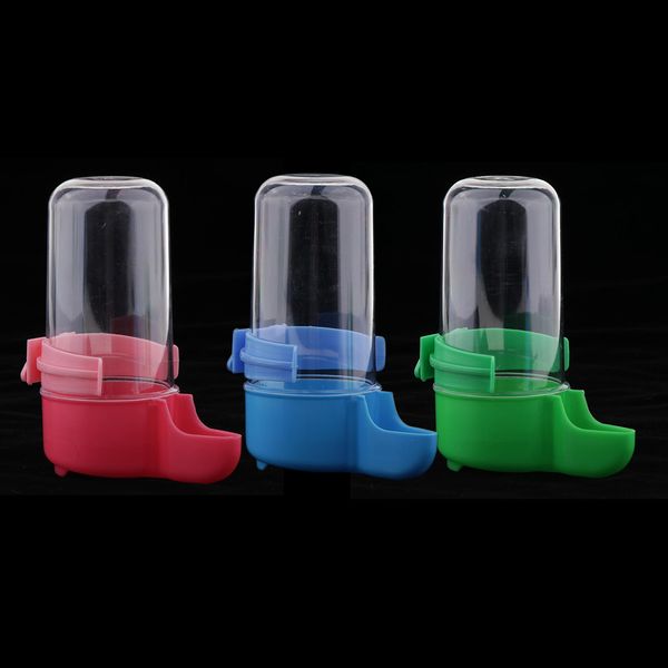 3 pieces automatic pet bird parrot food water feeder - plastic drinking bowl bottle dispenser 5 x 12cm
3 pieces automatic pet bird parrot food water feeder - plastic drinking bowl bottle dispenser 5 x 12cm