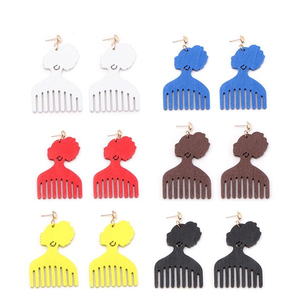 creative wooden earrings african head comb wood earrings ear studs eardrop 6styles women jewelry gifts accessory, Silver
creative wooden earrings african head comb wood earrings ear studs eardrop 6styles women jewelry gifts accessory, Silver