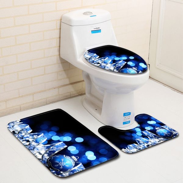 the anti-slip bath toilet mats set coral fleece absorbent bathroom carpet pedestal rug toilet lid cover 3d bath mat christmas
the anti-slip bath toilet mats set coral fleece absorbent bathroom carpet pedestal rug toilet lid cover 3d bath mat christmas