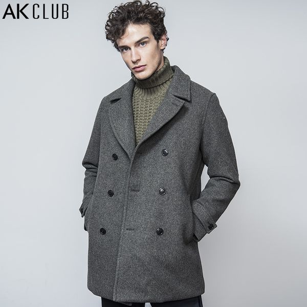 ak club brand wool jacket medium-long lapel fashion show collection 50% wool coat double breasted outwear men jacket 1741023, Black
ak club brand wool jacket medium-long lapel fashion show collection 50% wool coat double breasted outwear men jacket 1741023, Black