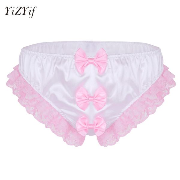 mens underwear lingerie shiny ruffles floral lace big bows stretchy briefs slip homme male sissy panties man underwear, Black;white
mens underwear lingerie shiny ruffles floral lace big bows stretchy briefs slip homme male sissy panties man underwear, Black;white
