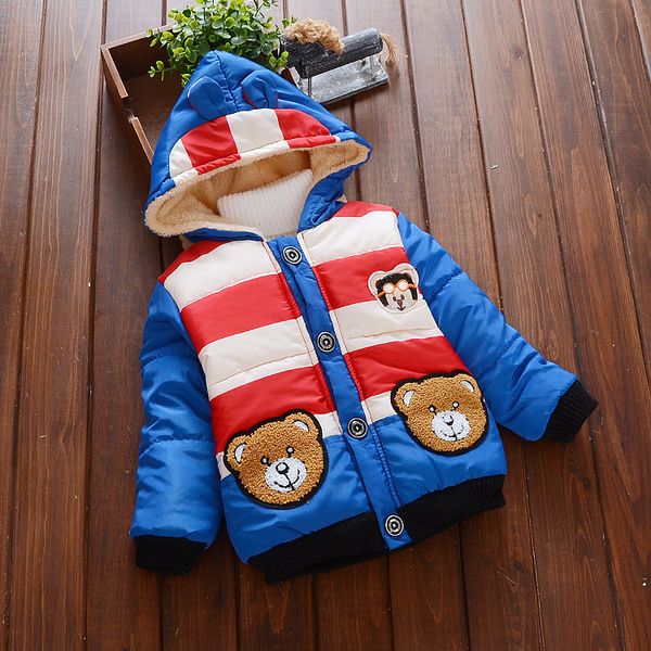 children's winter coat warm boy outerwear cotton-padded jacket for boys fashion striped cartoon hooded kids clothing 0-2years, Blue;gray
children's winter coat warm boy outerwear cotton-padded jacket for boys fashion striped cartoon hooded kids clothing 0-2years, Blue;gray
