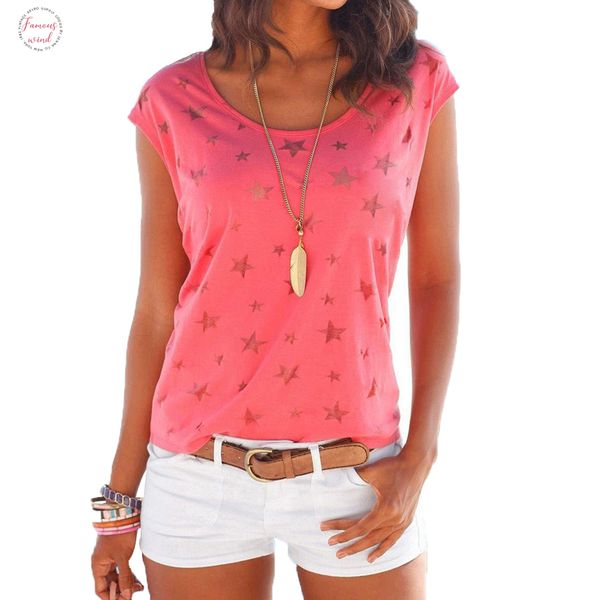 casual round neck short sleeve tee shirt women summer t shirt elegant stars printed t shirt wdc2284, White
casual round neck short sleeve tee shirt women summer t shirt elegant stars printed t shirt wdc2284, White