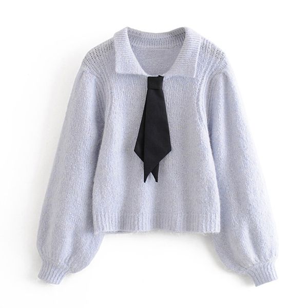 women's sweaters harada bow solid women fashion turn down collar sweater elegant puff sleeve short female ladies jab, White;black
women's sweaters harada bow solid women fashion turn down collar sweater elegant puff sleeve short female ladies jab, White;black