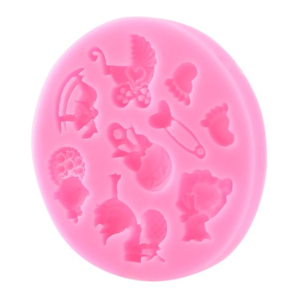 baby shower party toys chocolate cake decorating tools diy trojan horse baby carriage baking mould silicone mold dia 80mm
baby shower party toys chocolate cake decorating tools diy trojan horse baby carriage baking mould silicone mold dia 80mm