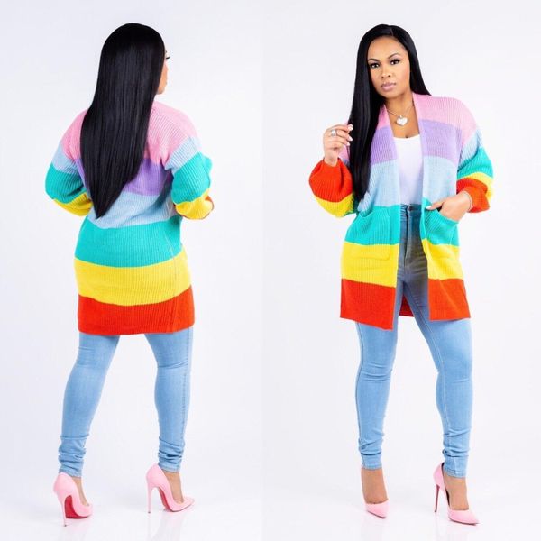 rainbow striped casual woolen sweater coat full sleeve open stitch women sweater wide waisted length coat autumn winter mos-m875, Tan;black
rainbow striped casual woolen sweater coat full sleeve open stitch women sweater wide waisted length coat autumn winter mos-m875, Tan;black