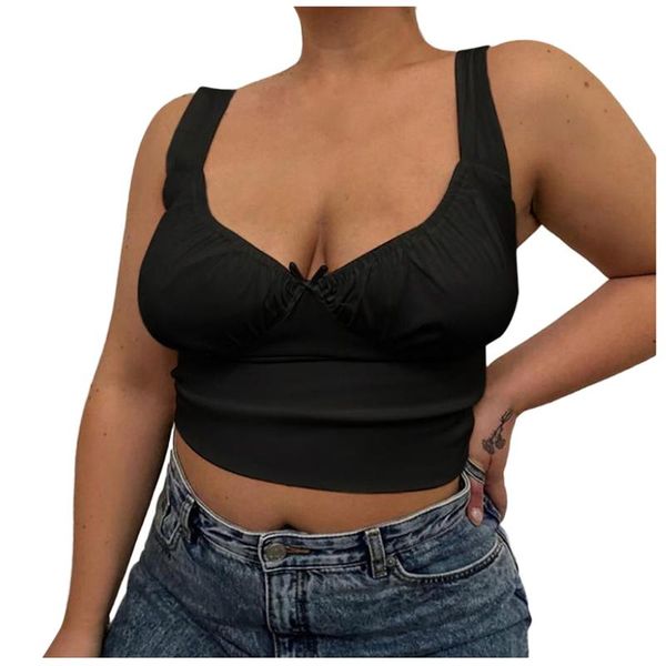 fashion female t-shirt 2020 new t shirt women women v neck sleeveless bow tie front wide straps solid summer crop, White
fashion female t-shirt 2020 new t shirt women women v neck sleeveless bow tie front wide straps solid summer crop, White