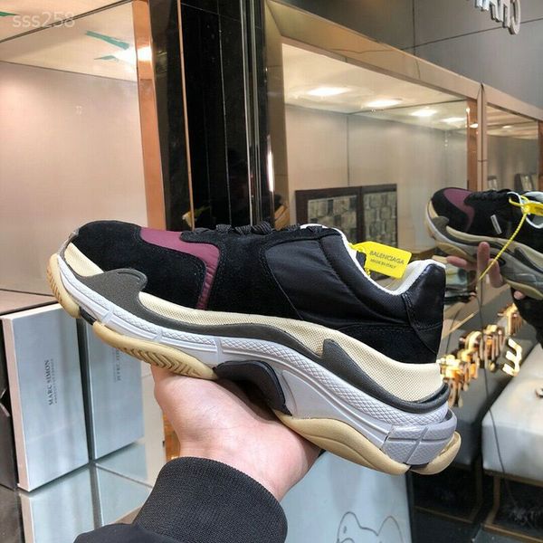 2019 multi luxurious triple classic new arrival sneaker combination soles boots mens womens runner shoes sports casual shoe, Black
2019 multi luxurious triple classic new arrival sneaker combination soles boots mens womens runner shoes sports casual shoe, Black