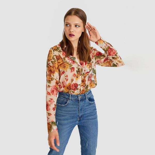 kissmilk 2020 spring and summer new fashion floral print thin through shirt long sleeve shirt plus size women's clothing, White
kissmilk 2020 spring and summer new fashion floral print thin through shirt long sleeve shirt plus size women's clothing, White